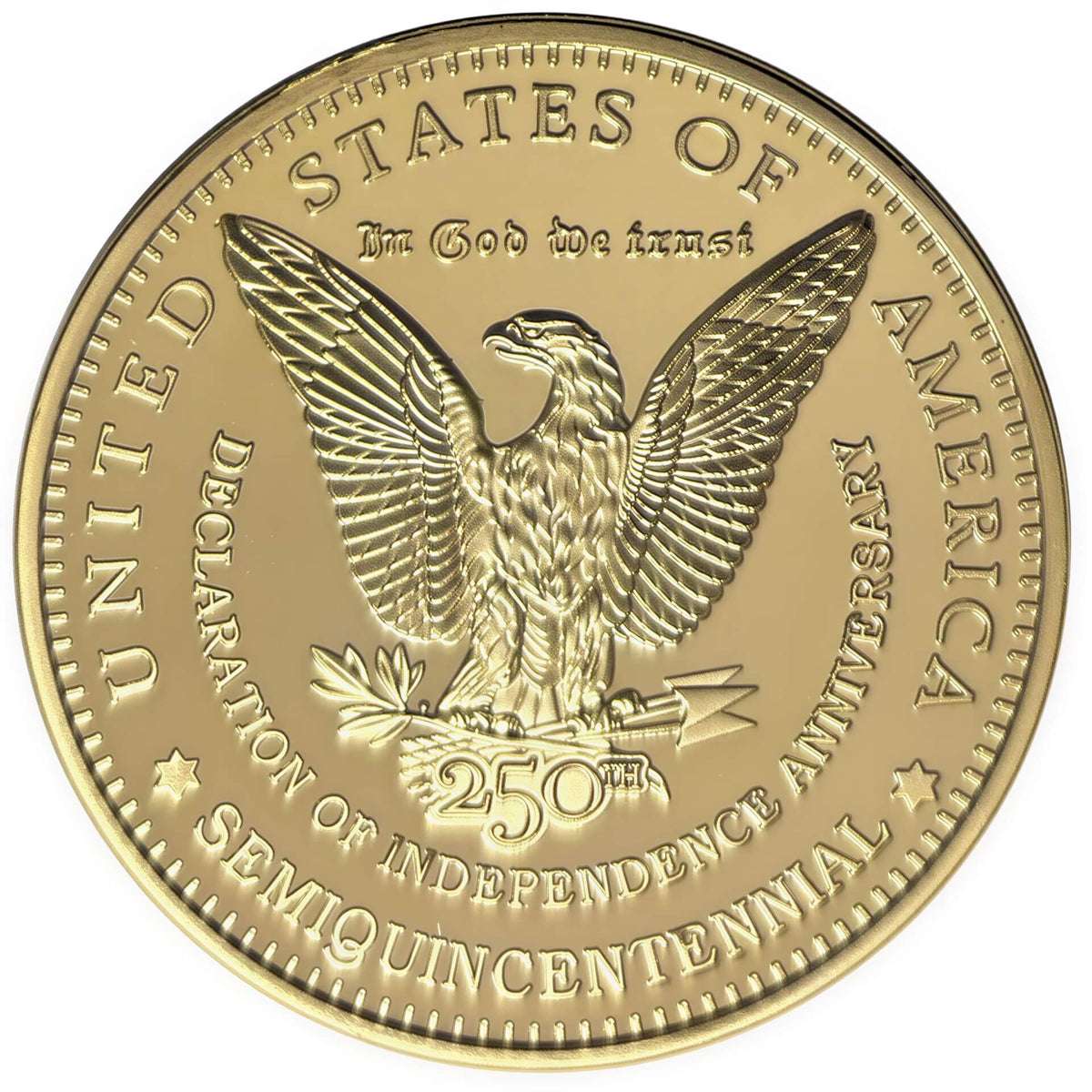 America's 250th Anniversary Morgan Dollar Golden Proof Coin